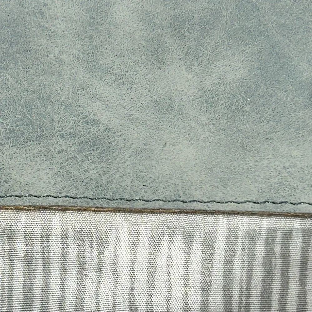 Source Unknown Grayish Green Clutch‎ with Braided Detail